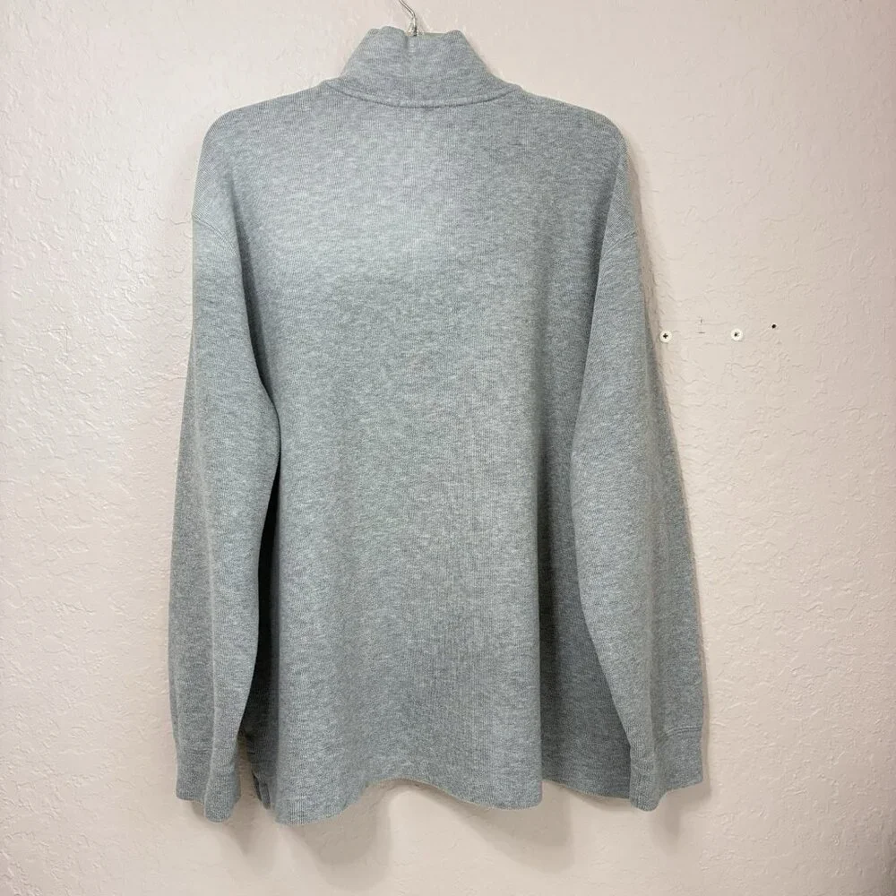 Polo Ralph Lauren Estate Rib Mens XXL‎ 1/4 Quarter Zip Pullover Sweater Cotton